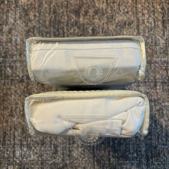 ❌SOLD❌ NEW Set of 2 SureFit Long Dining Chair Slipcovers - Twill White Supreme - Picture 5 of 11